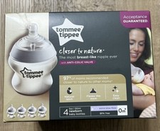 Tommee Tippee Closer To Nature 5 oz. Baby Bottles 4 Pack - Newborn