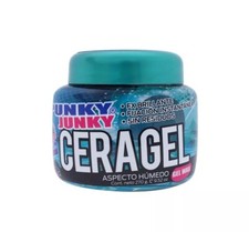 PUNKY JUNKY CERA GEL FX BRILLANTE 9.52 OZ 270 GR. UNISEX ALL HAIR SUPER HOLD