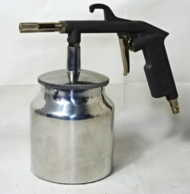 MARKENLOS Sandstrahlpistole inkl. 5kg Glasperlen Sandstrahlen Sandstrahlgerät Strahlgut