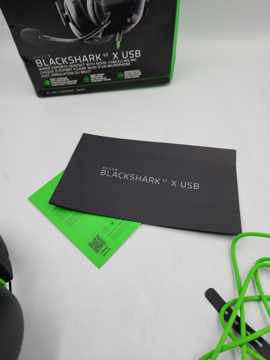 Open Box Razer Blackshark V2 X USB Wired Esports Headset W Open Box Razer Blackshark V2 X USB Wired Esports Headset W