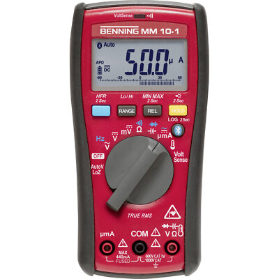 Benning 044687mm 10-1 Portable Multimeter Cat Iv 600V 6000 Counts