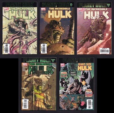 Incredible Hulk #92/94/99/100 & Giant-Size #1 1st Planet Hulk! Marvel 2006