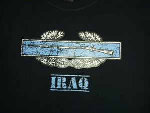 T-SHIRT, COMBAT INFANTRY BADGE, CIB 