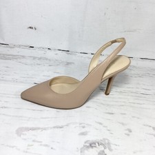 Nine West Shoes Women’s 7.5M Tan Slingback Pumps Pointed Toe Mid Heel