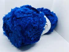 Royal Blue Panda Fuzzy Plush Yarn 68505 Ice Yarn 100 Gram 87 Yds Short Eyelash
