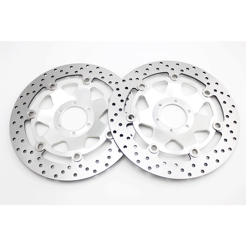 One Pair Front Brake Disc Rotor For Honda Goldwing GL1800 2001-2015 2002 2003 - Picture 5 of 8