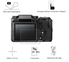 Fuji GFX 50S 0.4 mm Adhesion Display Protection Glass Screen Protector LC7647