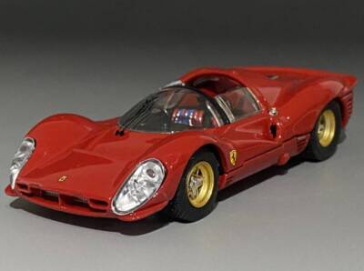 Bang 1/43 Ferrari 330 P4 Spyder 1967 Prova Mo 49 Red Le Mans
