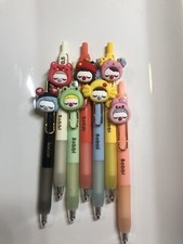Cute Charm Gel Pen Set of 7 Black Ink 0.5mm