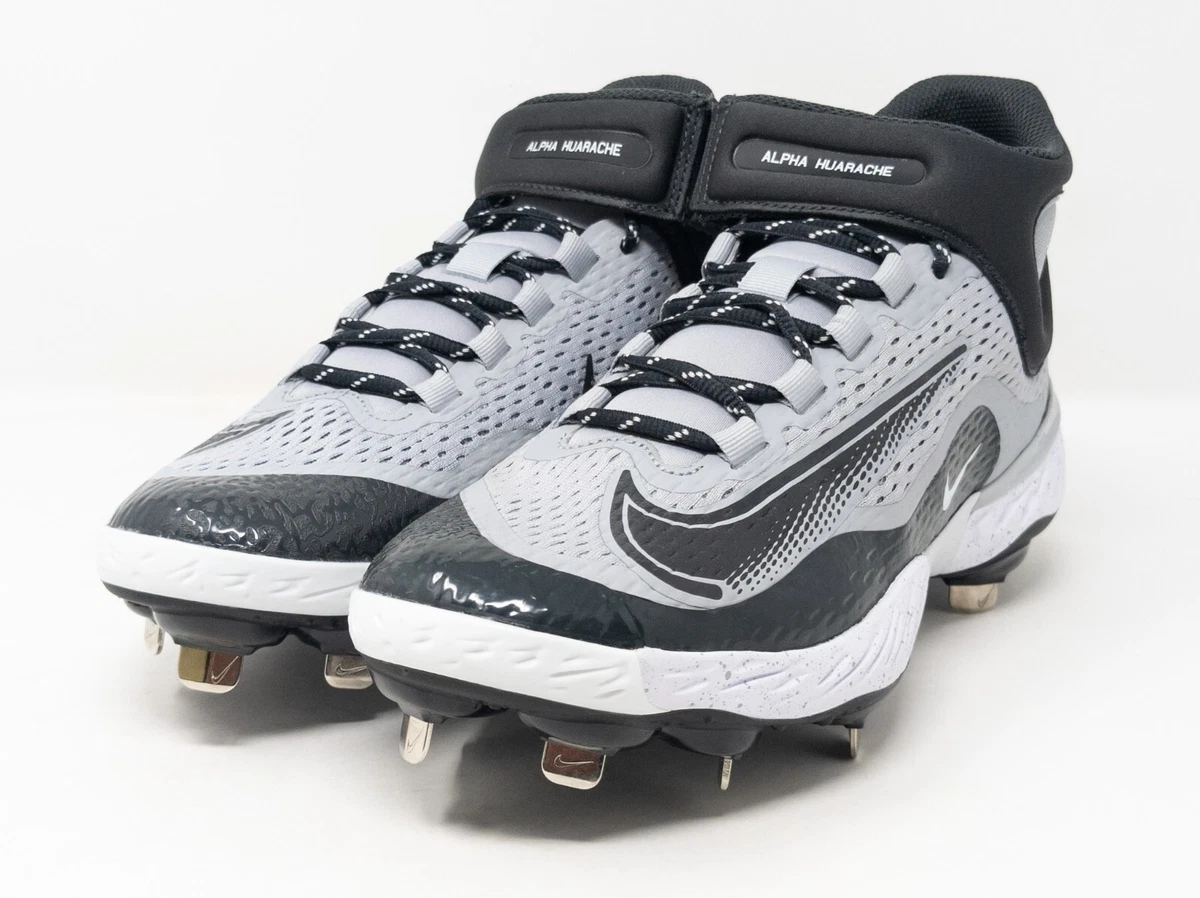 Nike Alpha Huarache Elite 4 Mid Wolf Grey for Sale 
