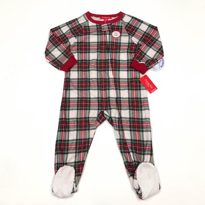 Macy's Family PJs Baby Size 24M Christmas 1PC Footed Pajamas