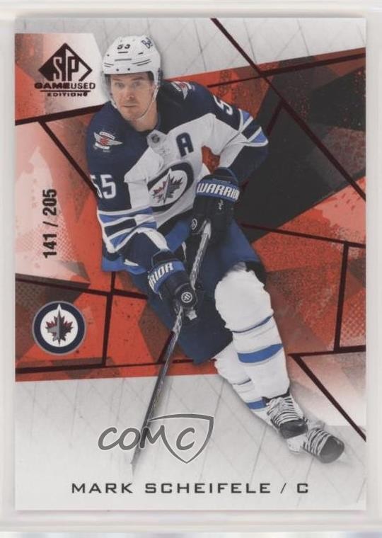 2021 Upper Deck SP Game Used Edition Red Fragment 141/205 Mark Scheifele #75 4le
