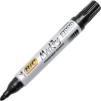 Bic BIC 2000 B/Tip Permanent Marker Black 820915 (12) UK