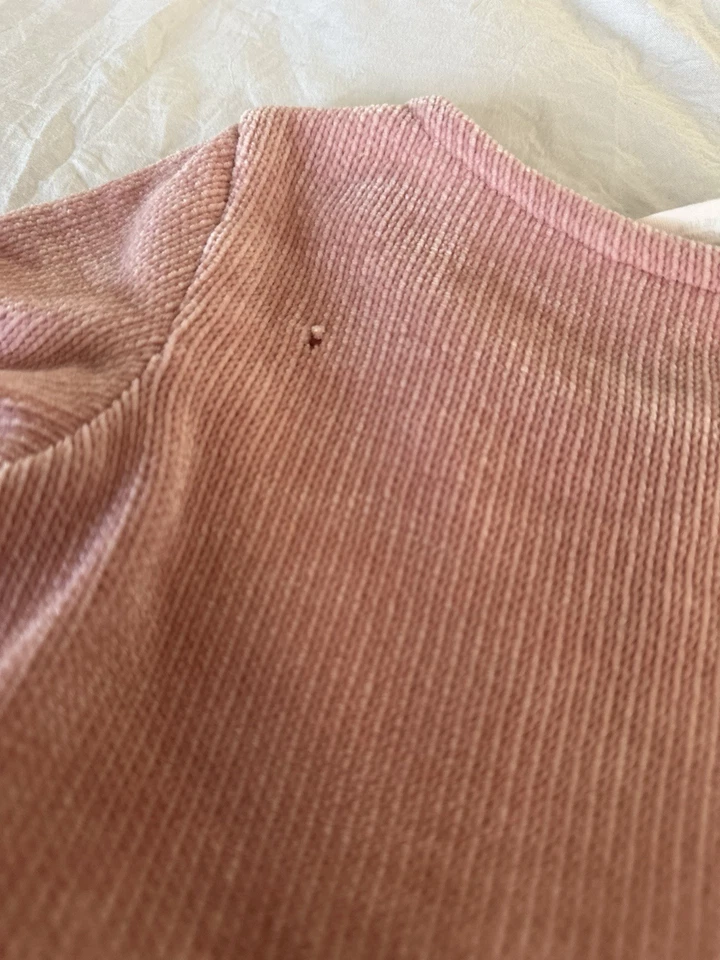 Комплект из 2 платьев для девочек размер 5-6 — H&M, розовое тюлевое платье и темно-синее вязаное платье - Изображение 3 из 4