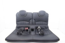 2009 Mini Cooper S R57 Convertible Rear Seat Full Set With Belts Black Oem
