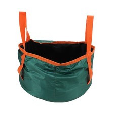 Black Green Collapsible Bucket With Handle Portable Folding Wash Basin
