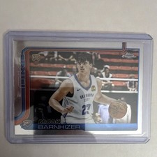 Topps 2025-26 Chrome Brooks Barnhizer #295 Rookie Oklahoma City Thunder NBA