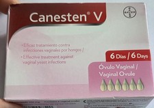 Canesten V 6 Ovulos Ovules Vaginal Infection Antifungal Treatment FREE SHIPPING