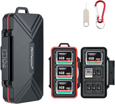 36 Slots Memory Card Case, SD Card Holder for 12 SD/SDXC/SDHC  18 Micro SD/TF 