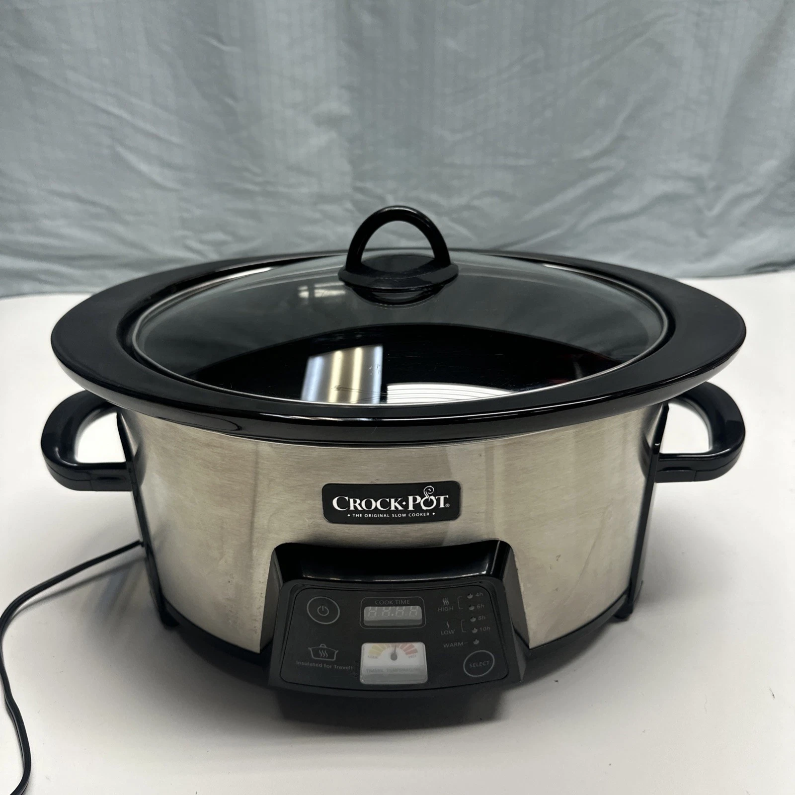Crock-Pot 6-Quart Cook & Carry Digital Slow CookerModel: SCCPCTS605-S-A