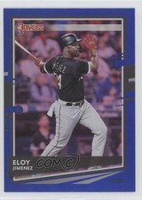 2020 Panini Donruss Back Variation Holo Blue Eloy Jimenez (The South Side) 7y8