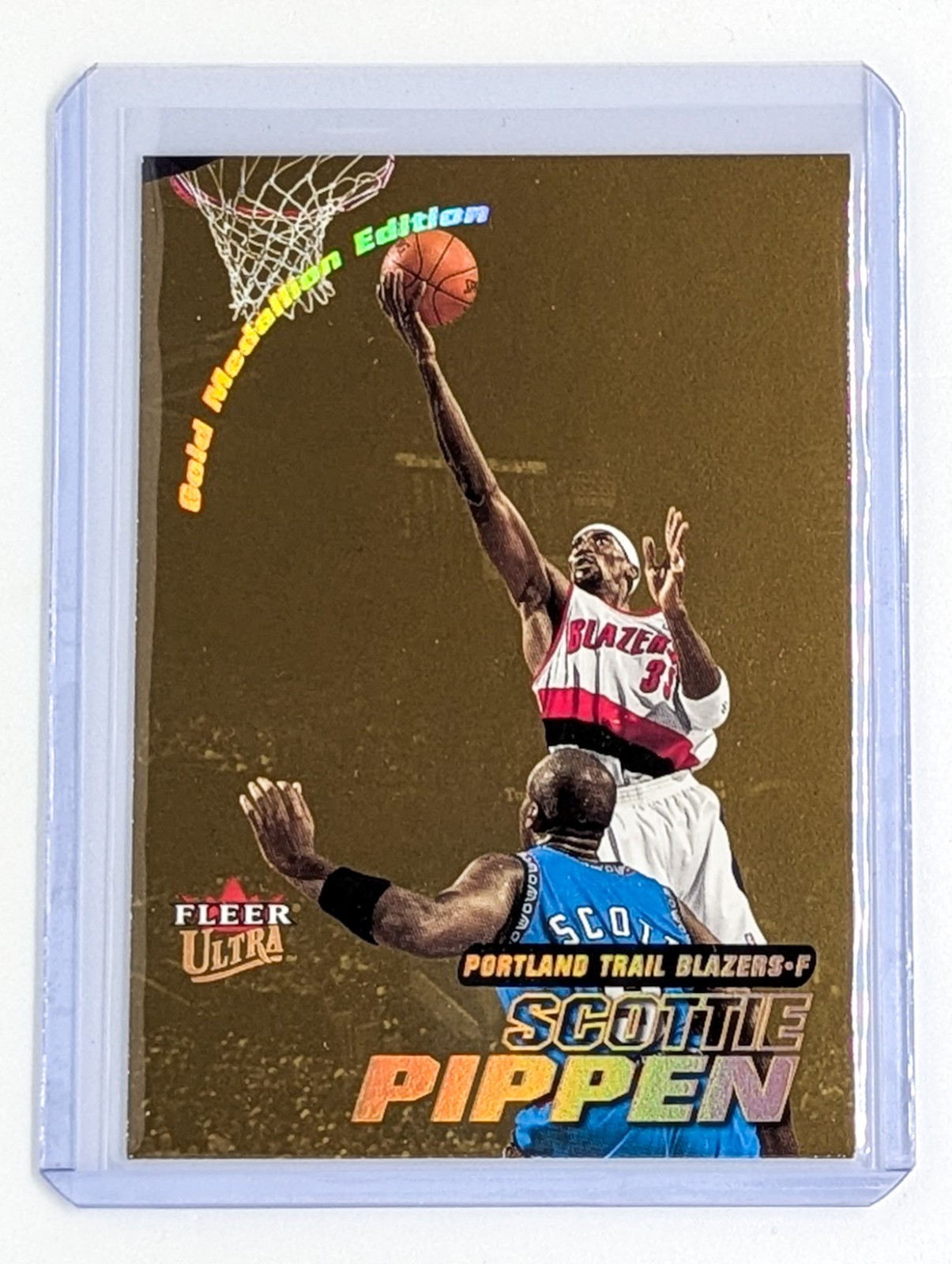 2000-01 Fleer Ultra Gold Medallion #193G Scottie Pippen Trail Blazers HOF