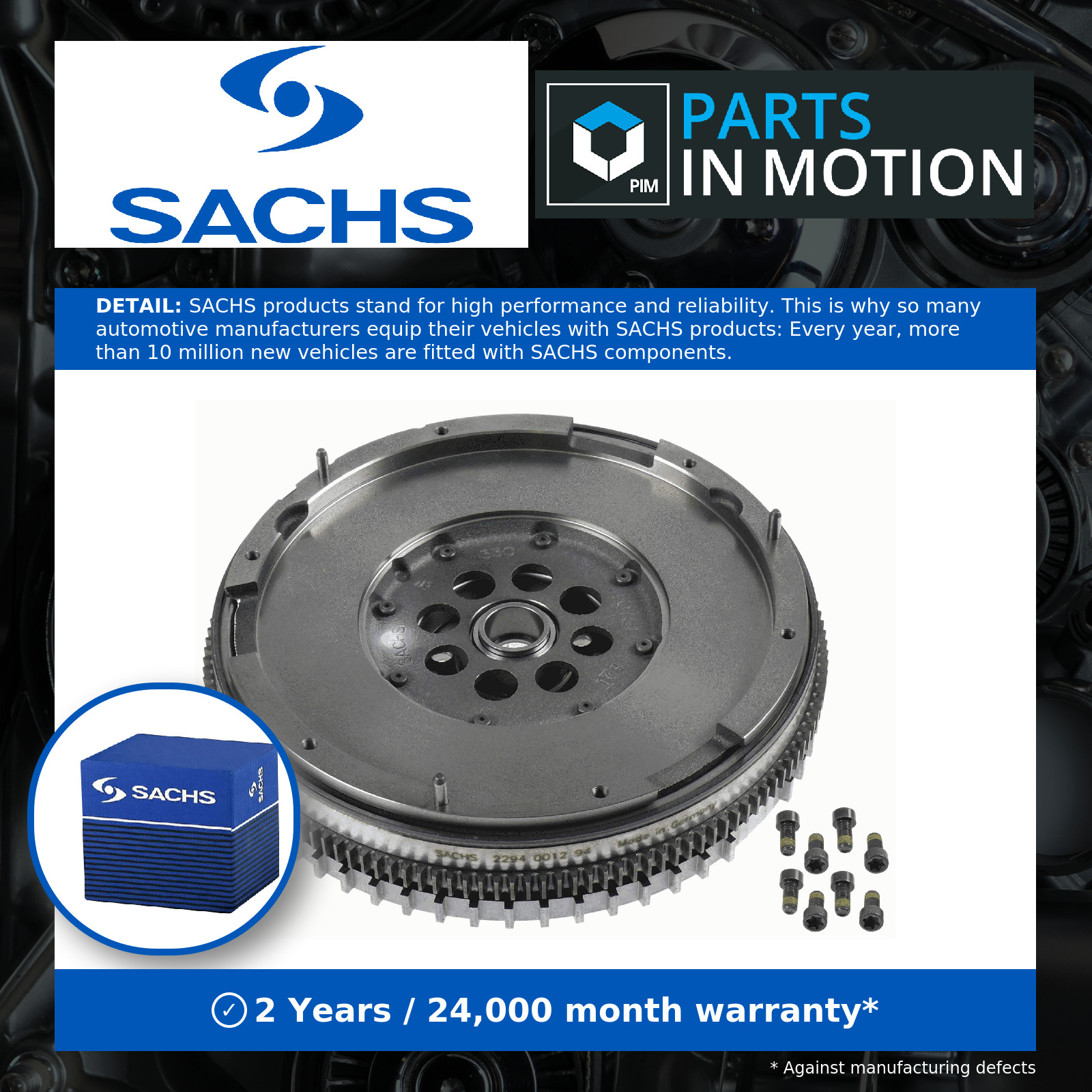 Dual Mass Flywheel DMF 2294001294 Sachs 05106057AA 05106057AB Quality Guaranteed