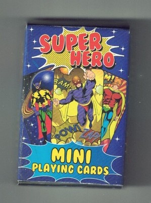 SUPERHERO MINI PLAYING CARDS : Henbrandt : Karten unbenutzt