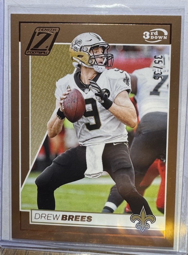 2024 Panini Zenith - Drew Brees #71 3rd Down /35