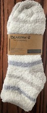 Women  s Bearpaw Super Cozy Anklet Socks Shoe Size 5-10 - 3 Pairs Gray Multi New