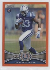 2012 Topps Chrome Retail Orange Refractor Dwayne Allen #17 0y59