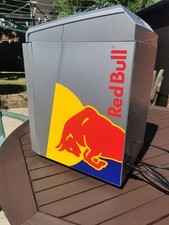 Red Bull Mini Fridge Perfectly Functional, Mancave, Shed, Garage