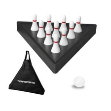 Tabletop Shuffleboard Bowling Pin Set Portable Shuffleboard Bowling Pin White