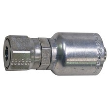 PARKER 1JS43-8-6 Crimp Fitting,3/8" I.D.,F,ORS 21A829
