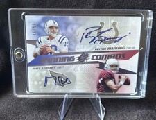 2006 SPX Winning Combos Peyton Manning Matt Leinart Dual Auto /50 #WC-ML