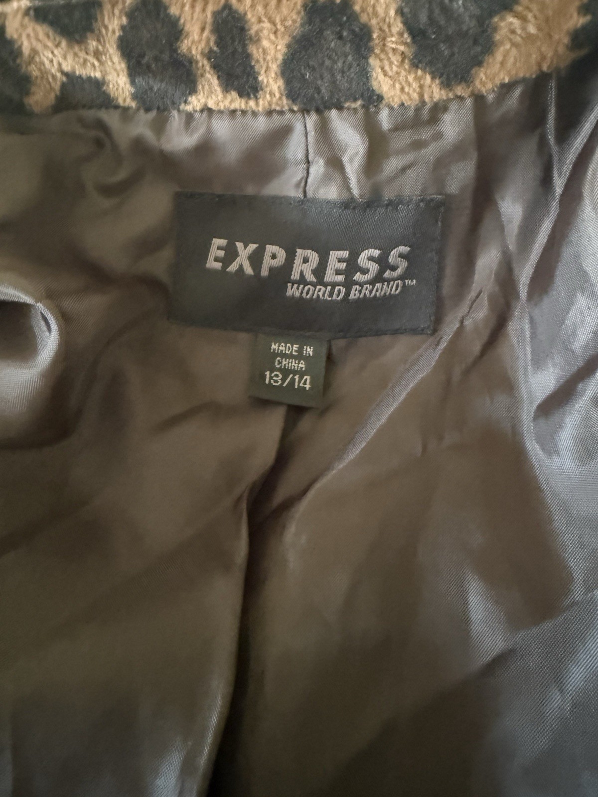 Express Leopard Print Button Front Mid-Length Wom… - image 3