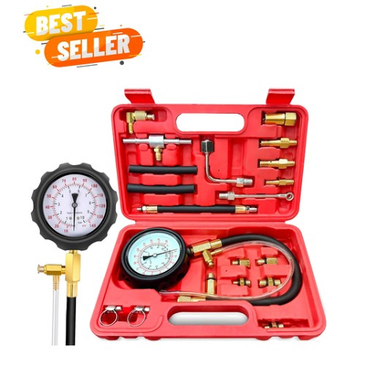 #ad 0 140 PSI Fuel Injection Pressure Gauge Essential Tool for Mechanics amp; DIYers $39.89
