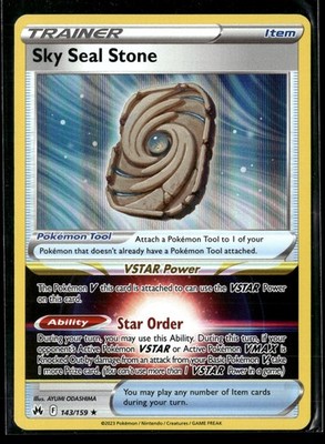 Sky Seal Stone 143/159 Holofoil Crown Zenith NM