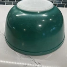 PYREX 403 GREEN Mixing BOWL ~ 2½ qt ~ PRIMARY COLORS ~ Vintage