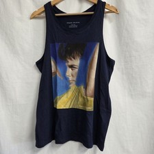 Coach X Richard Bernstein - Blue Sleeveless Tank With Michael J. Fox - XS Cotton