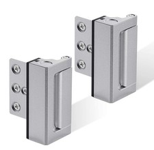 2Pack Home Security Door Reinforcement Lock Childproof Door Lock Defender, Ad...
