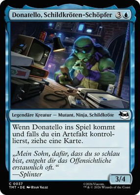 MTG Magic the Gathering Turtles Donatello Schildkröten-Schöpfer 0037 deutsch