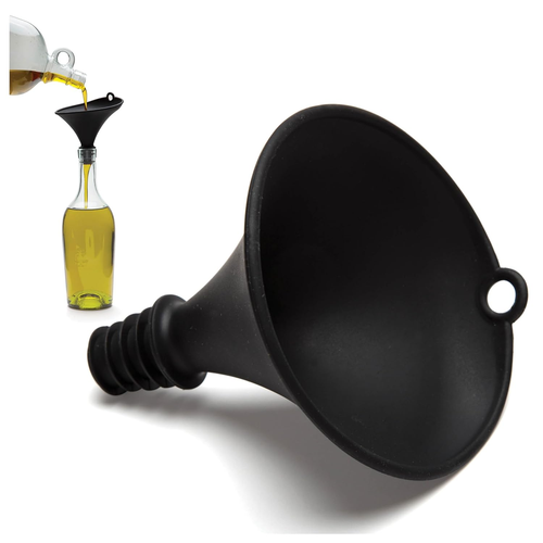 Imbuto in Silicone per Riempire a Mani Libere Biberon E Contenitori/Utilizzabile - Foto 11 di 12