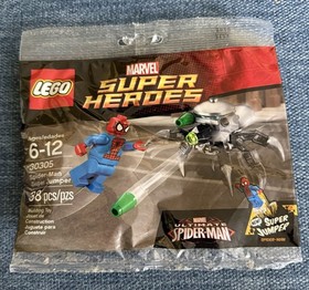 LEGO Marvel Minifig Lot 30163 30447 30305 New Sealed Thor SpiderMan Capt America