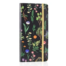 Checkbook Cover for Personal Checkbook, RFID Checkbook Register Cover Floral