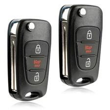 2 For 2012 2013 Kia Sportage Soul Keyless Flip Remote Car Key Fob Transmitter