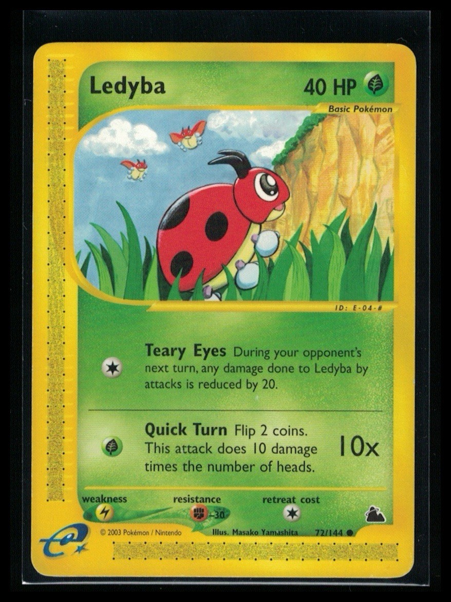 Ledyba Skyridge 72/144 WOTC Vintage Pokemon 2003