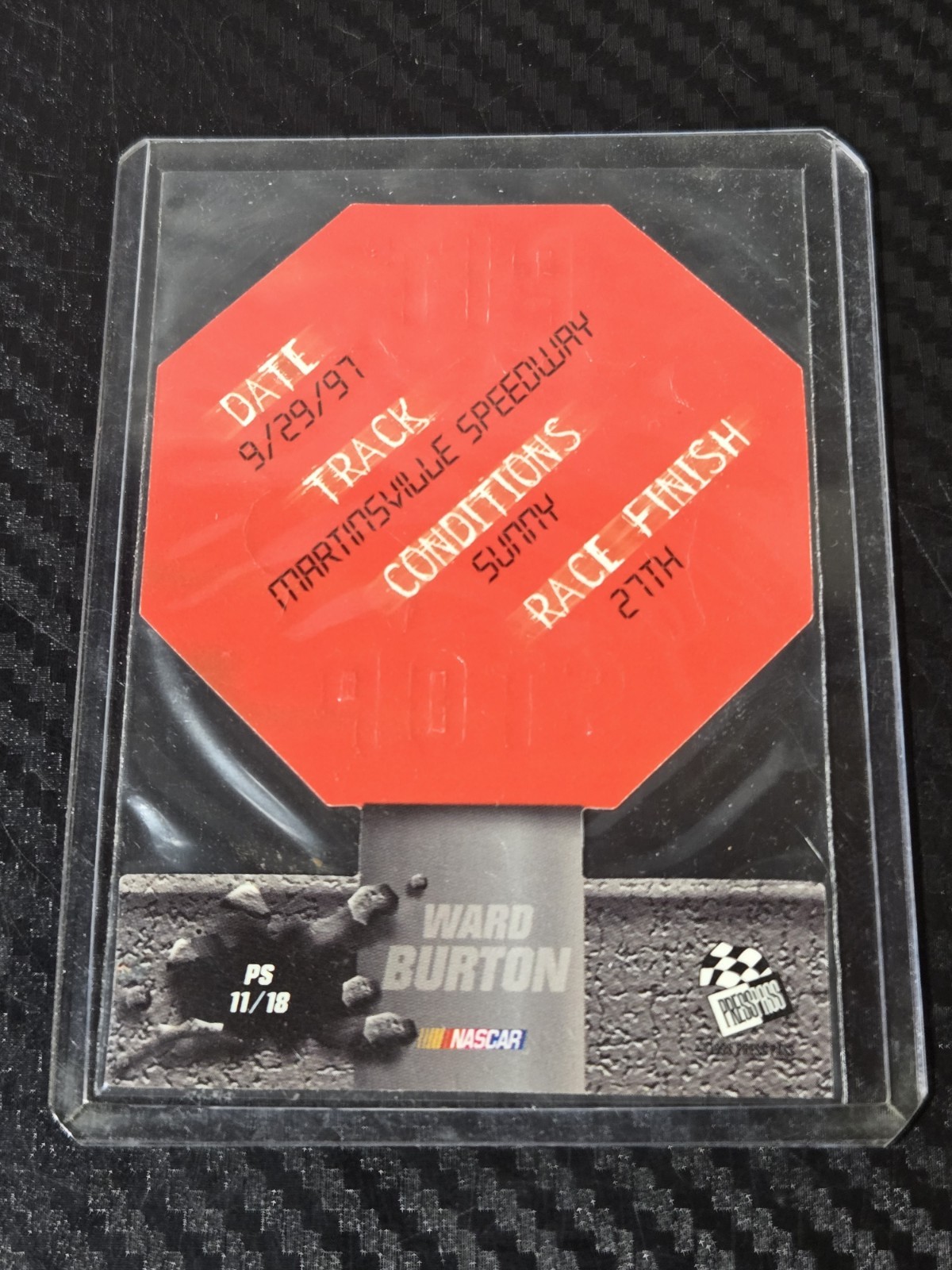 1998 Press Pass PIT STOP image 2