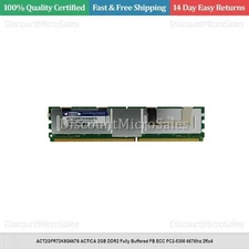 ACT2GFR72K8G667S ACTICA 2GB DDR2 Fully Buffered FB ECC PC2-5300 667Mhz 2Rx4