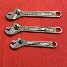 3 Vintage Garringtons Adjustable Spanners